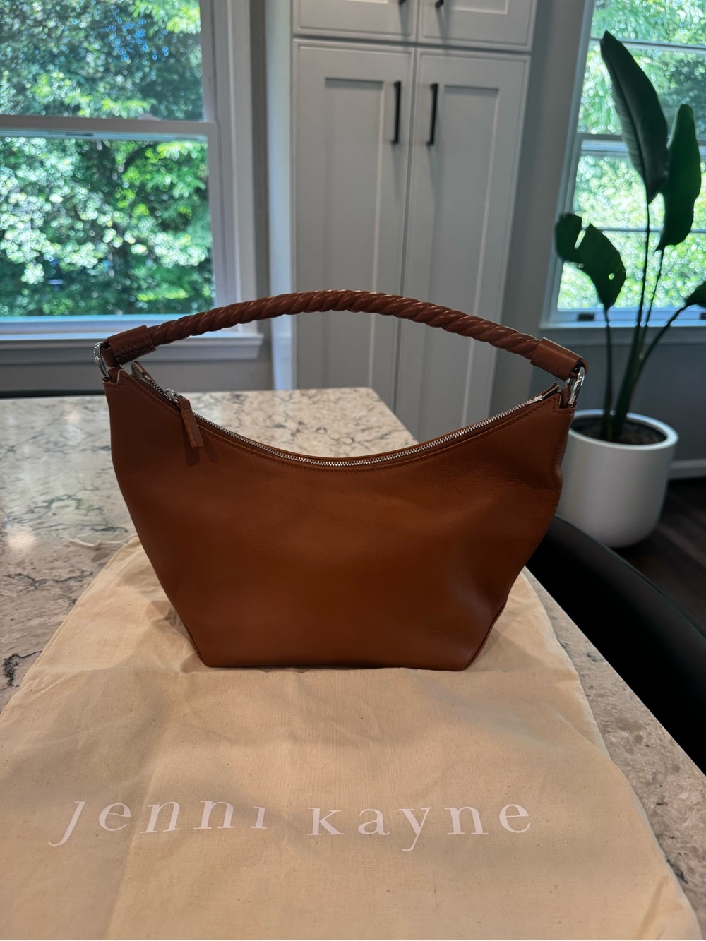 Jenni Kayne Crescent Shoulder Bag Brown Sold Out Color